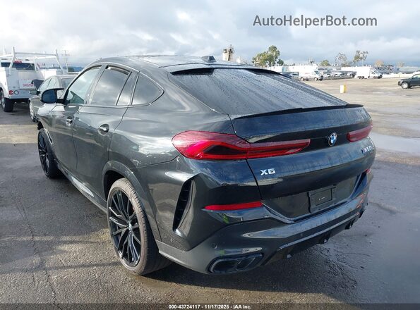 5UX43EX09R9T85769 2024 BMW X6 Gray Rear left