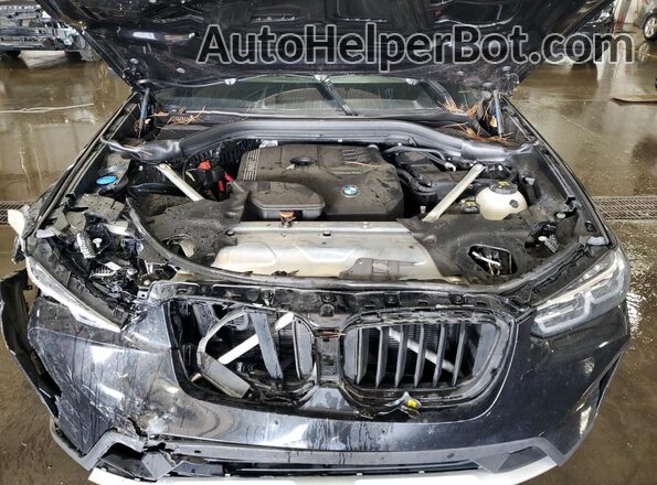 5UX53DP01N9M15453 2022 BMW X3 Black Շարժիչի բաժամունքի տեսք