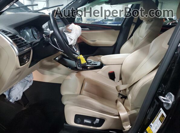 5UX53DP01N9M15453 2022 BMW X3 Black Սալոնի դիմացի տեսք