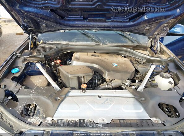 5UX53DP01N9M44080 2022 BMW X3 Blue Հետևի տեսք