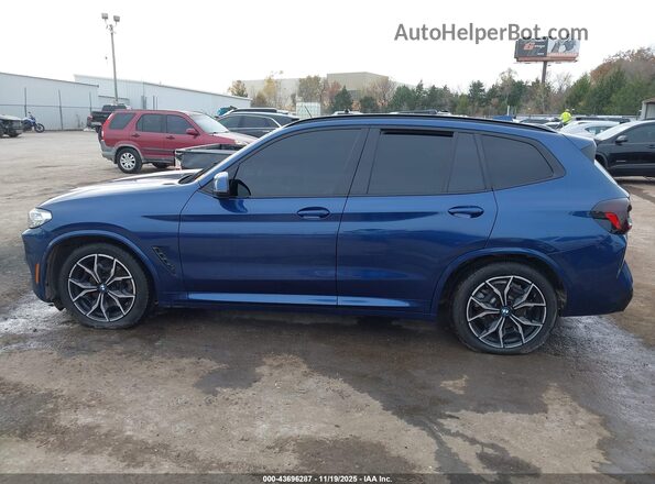 5UX53DP01N9M44080 2022 BMW X3 Blue Սալոնի 360 աստիճան տեսք