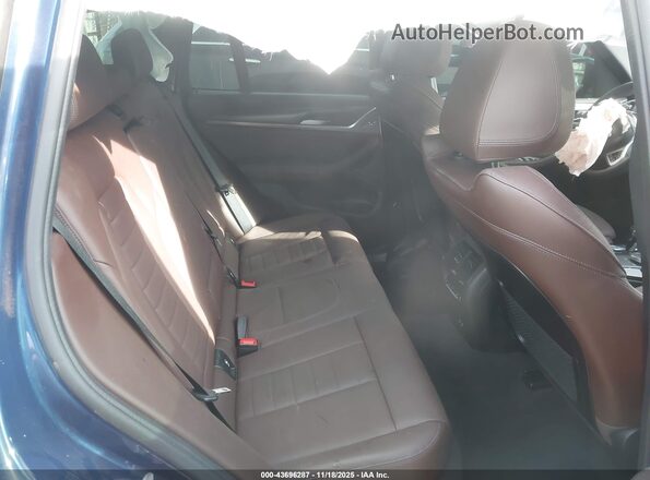 5UX53DP01N9M44080 2022 BMW X3 Blue VIN կոդի պիտակի տեսք