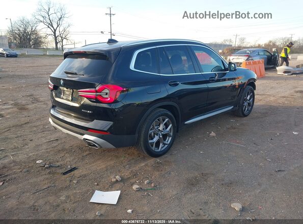 5UX53DP01P9R33873 2023 BMW X3 Black Tył prawy
