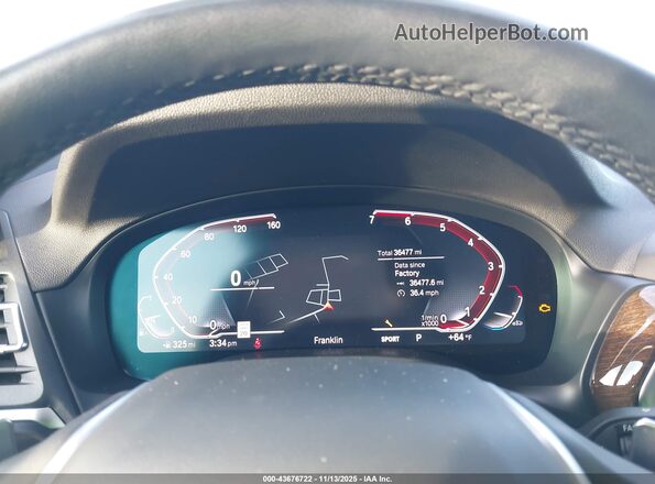 5UX53DP01P9R33873 2023 BMW X3 Black Widok tylnych siedzeń