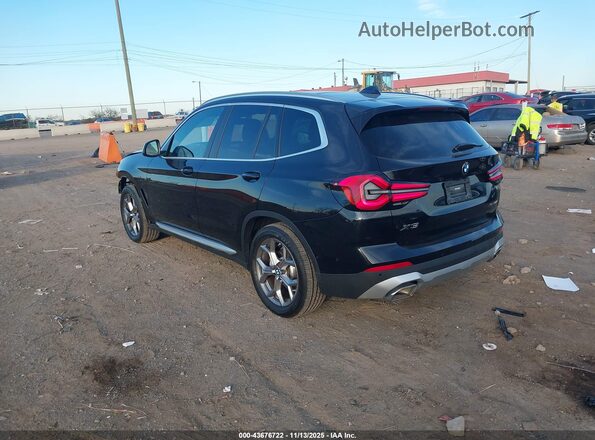 5UX53DP01P9R33873 2023 BMW X3 Black Tył lewy
