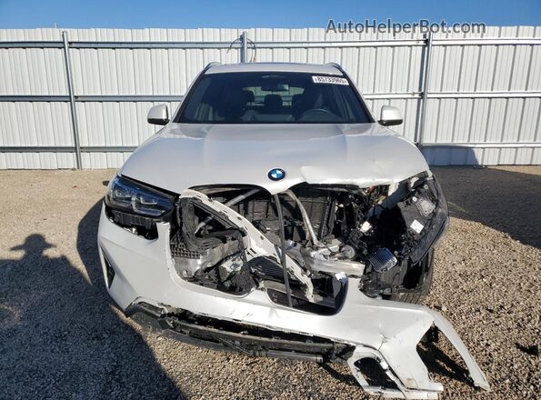 5UX53DP01P9T28655 2023 BMW X3 White Vista frontal