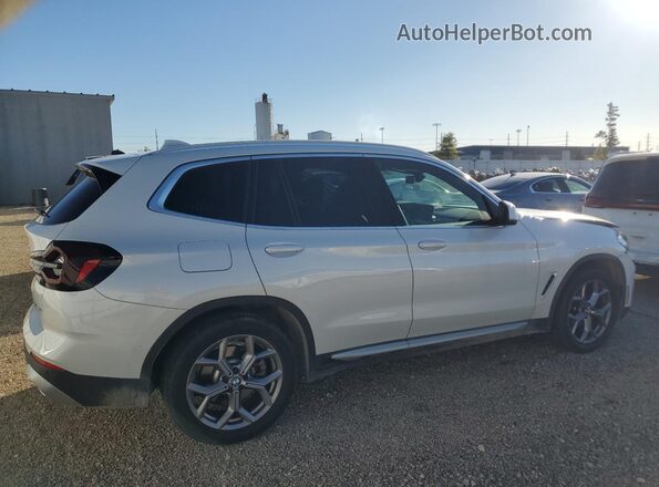 5UX53DP01P9T28655 2023 BMW X3 White Trasero derecho