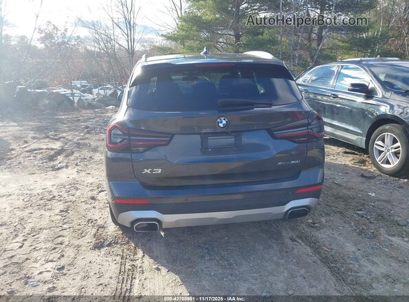 5UX53DP02N9K12488 2022 BMW X3 Black 