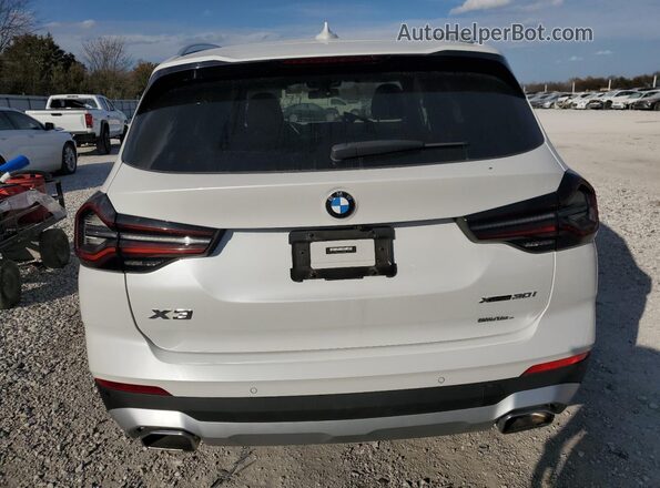 5UX53DP02N9L16107 2022 BMW X3 White Вид ззаду