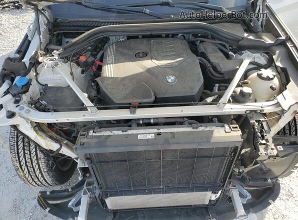 5UX53DP02N9L16107 2022 BMW X3 White Вид підкапотного простору