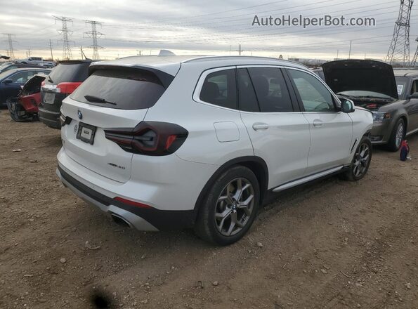 5UX53DP03N9J95023 2022 BMW X3 White Trasero derecho