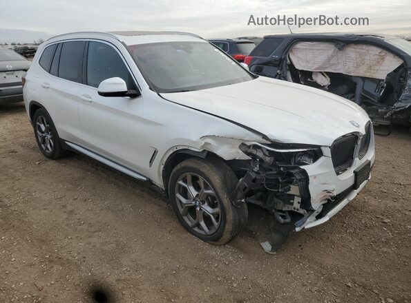 5UX53DP03N9J95023 2022 BMW X3 White Delantero derecho