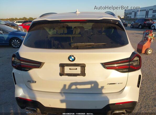 5UX53DP03N9M67828 2022 BMW X3 White 