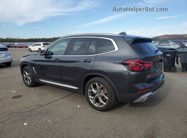 5UX53DP04P9S18859 2023 BMW X3 Gray უკანა მარცხენა