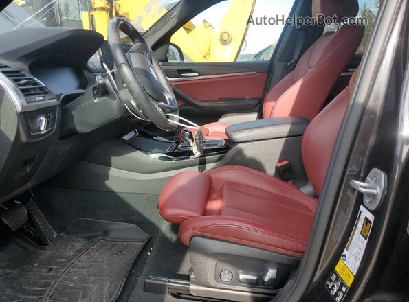 5UX53DP04P9S18859 2023 BMW X3 Gray წინა სალონის ხედი