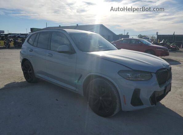 5UX53DP04P9S61419 2023 BMW X3 Gray Front right