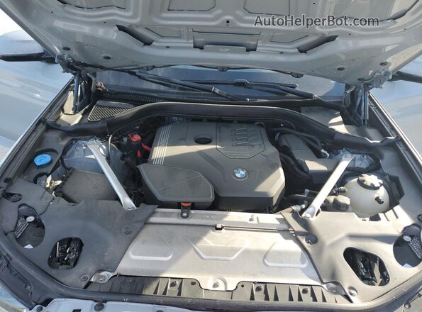 5UX53DP04P9S61419 2023 BMW X3 Gray Engine compartment view