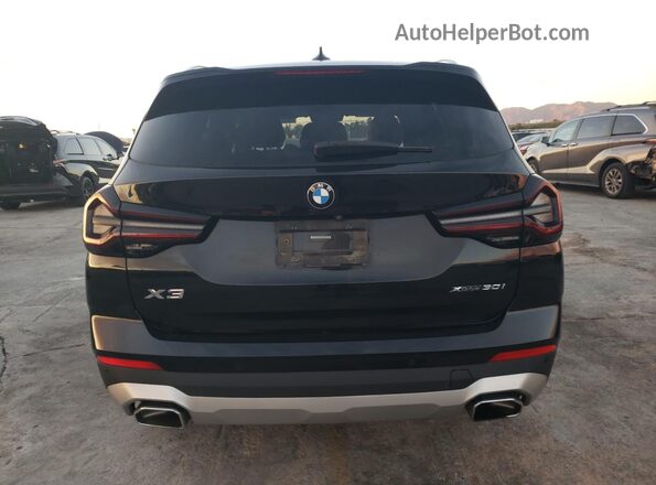 5UX53DP06N9J18064 2022 BMW X3 Black Vista trasera
