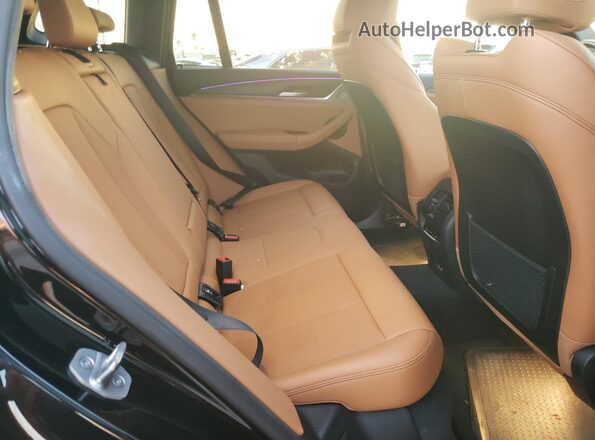 5UX53DP06N9J18064 2022 BMW X3 Black Vista interior trasera