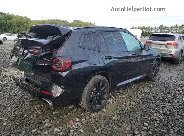 5UX53DP06N9L07829 2022 BMW X3 Black Trasero derecho