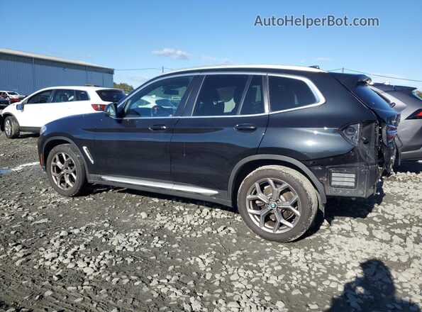 5UX53DP06N9L69473 2022 BMW X3 Black Rear left