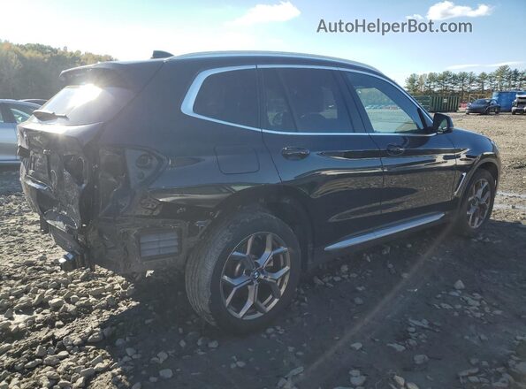 5UX53DP06N9L69473 2022 BMW X3 Black Rear right