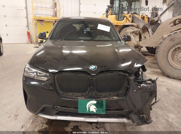5UX53DP07N9M55505 2022 BMW X3 Black Vista del cuadro de instrumentos