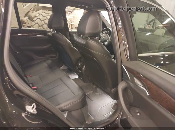 5UX53DP07N9M55505 2022 BMW X3 Black Vista de la etiqueta del VIN