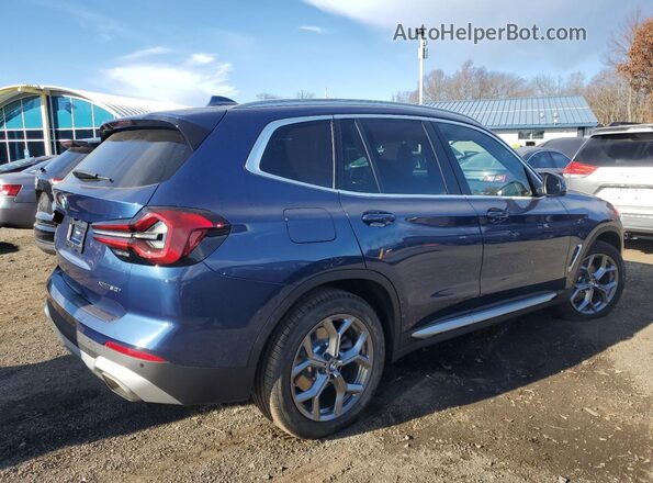 5UX53DP07P9R11926 2023 BMW X3 Blue უკანა მარჯვენა