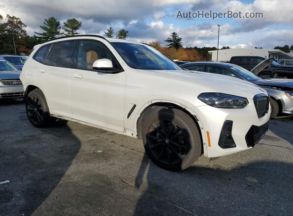 5UX53DP07R9U64193 2024 BMW X3 White Delantero derecho