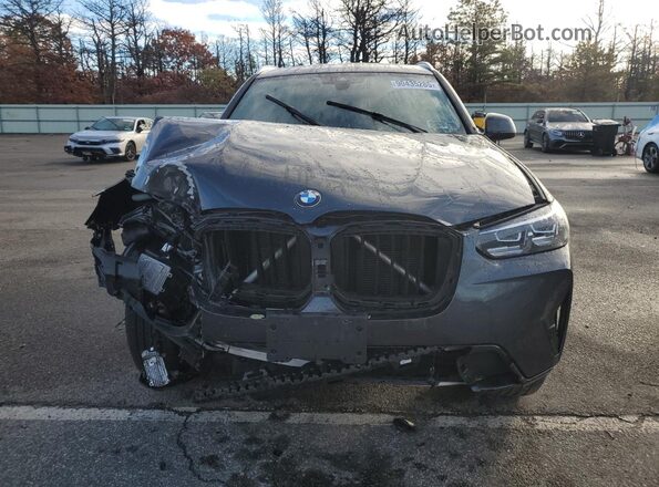5UX53DP07R9W18255 2024 BMW X3 Black Вид спереду