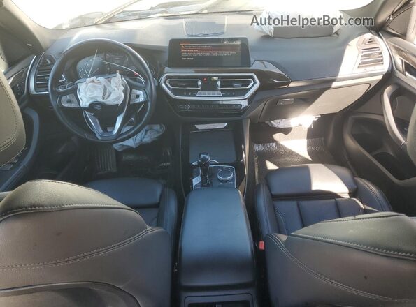 5UX53DP09N9K02248 2022 BMW X3 White Вид панелі приладів