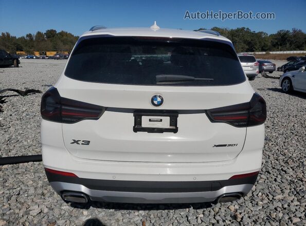 5UX53DP09N9K02248 2022 BMW X3 White Вид ззаду