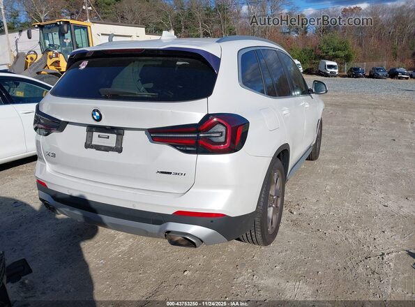 5UX53DP0XN9M07481 2022 BMW X3 White Задня права чверть