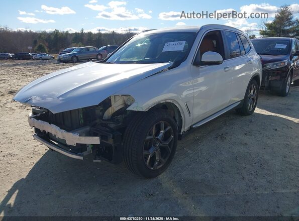 5UX53DP0XN9M07481 2022 BMW X3 White Передня ліва чверть