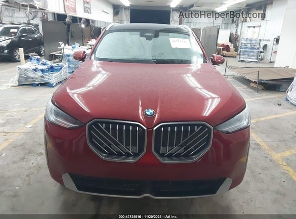 5UX53GP01S9Z68892 2025 BMW X3 Red Սարքավորումների վահանակի տեսք