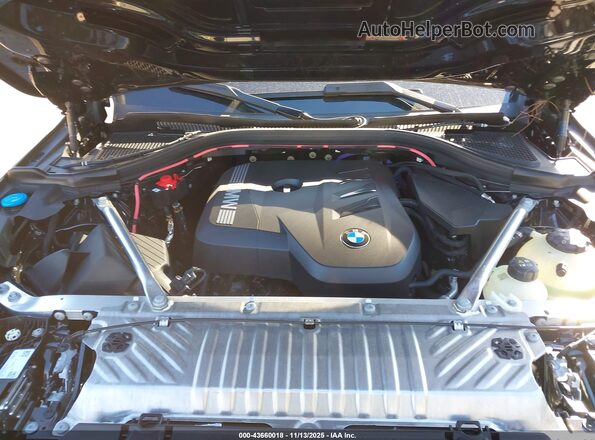 5UX53GP04S9003122 2025 BMW X3 Black Հետևի տեսք