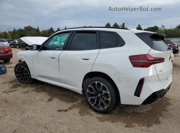 5UX73GP06S9010503 2025 BMW X3 White უკანა მარცხენა