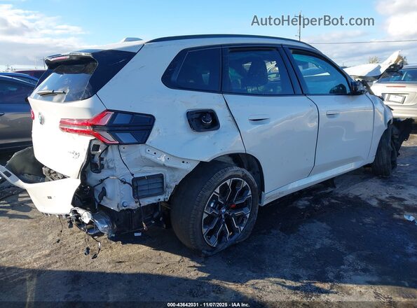 5UX73GP09S9072719 2025 BMW X3 White Հետևի աջ