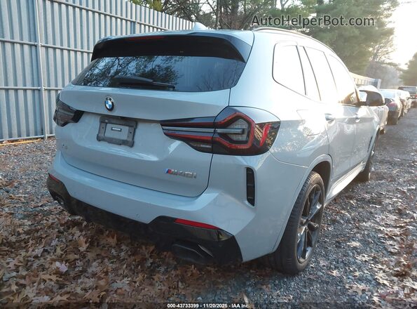 5UX83DP01N9J71526 2022 BMW X3 Gray Rear right