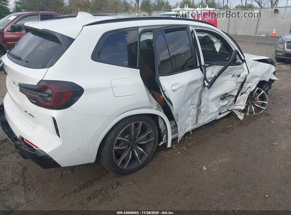 5UX83DP06N9K90138 2022 BMW X3 White Trasero derecho