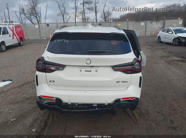 5UX83DP06N9K90138 2022 BMW X3 White 