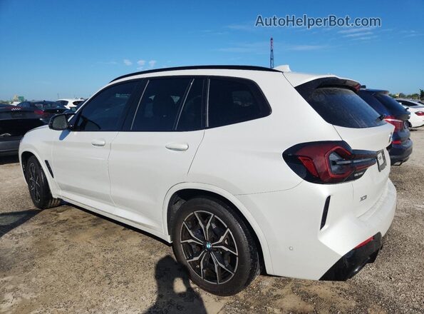 5UX83DP06R9T82307 2024 BMW X3 White უკანა მარცხენა
