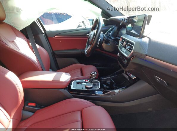 5UX83DP09N9L00032 2022 BMW X3 Pewter Widok wnętrza z przodu