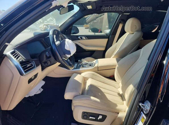 5UXCR4C01L9C67560 2020 BMW X5 Black Front interior view
