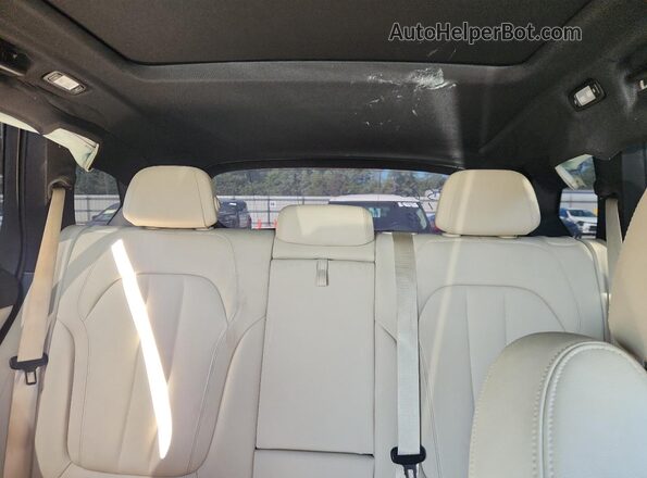 5UXCR4C01L9C67560 2020 BMW X5 Black Rear seats view