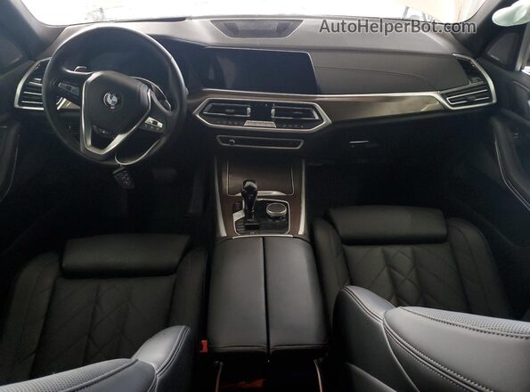 5UXCR4C02P9R40049 2023 BMW X5 White Dashboard view