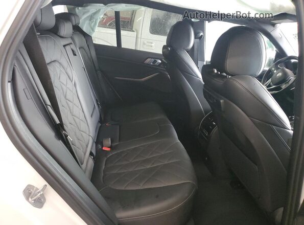 5UXCR4C02P9R40049 2023 BMW X5 White Rear interior view