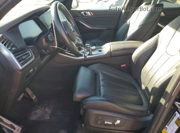 5UXCR4C05LLT19076 2020 BMW X5 Black Front interior view