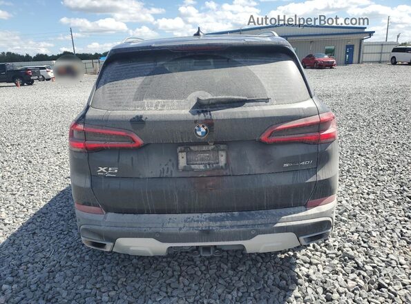 5UXCR4C06LLE30691 2020 BMW X5 Gray Rear view